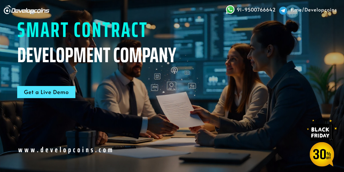 Smart Contract Development Company | Build Secure Blockchain Contracts with Developcoins