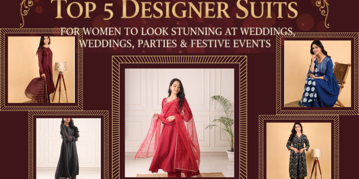 Top 5 Designer Suits for Women to Look Stunning at Weddings, Parties & Festive Events