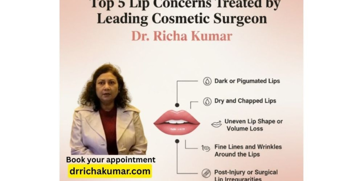 Top 5 Lip Concerns Treated by Leading Cosmetic Surgeon Dr. Richa Kumar