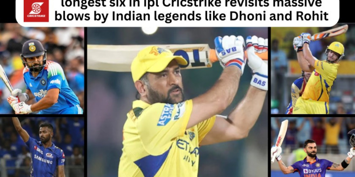 Longest six in ipl Cricstrike revisits massive blows by Indian legends like Dhoni and Rohit