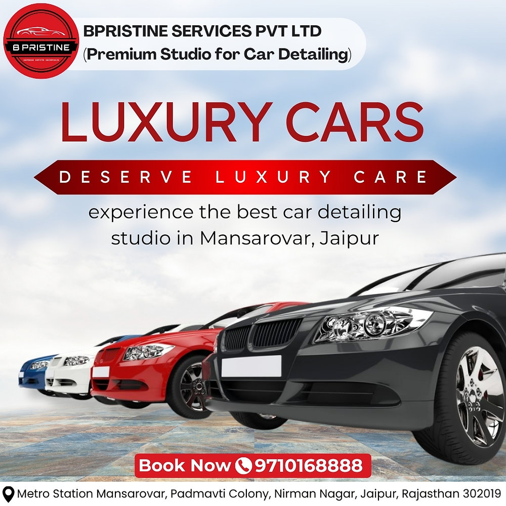 Luxury Car Detailing in Jaipur – Give Your Car the Royal Treatment